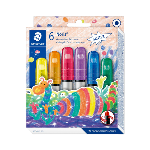 Staedtler Gel Crayons - Glitter 6's