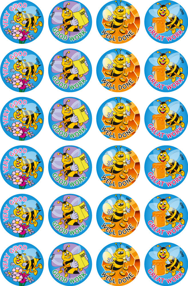Bees - Merit Stickers (Pack of 96)