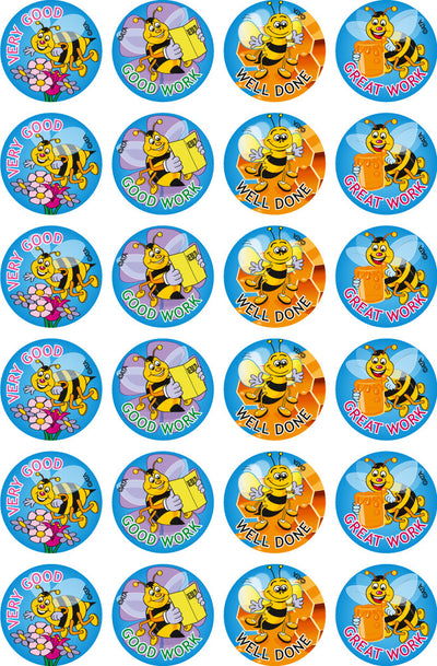 Bees - Merit Stickers (Pack of 96)