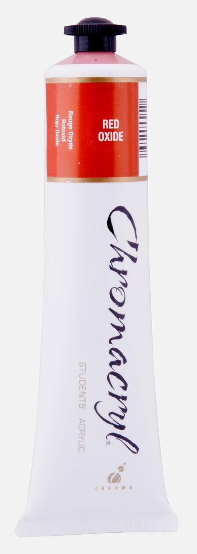 Red Oxide 75ml - Chromacryl Acrylic Paint