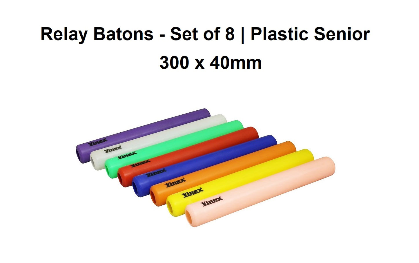 Relay Batons - Set of 8 | Plastic Senior