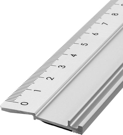 Non Slip Aluminium Ruler 45cm