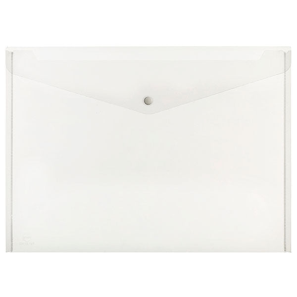 A3 Clear - Document Wallet With Dome Closure