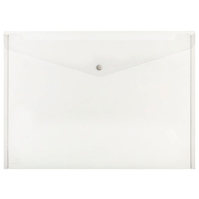 A3 Clear - Document Wallet With Dome Closure