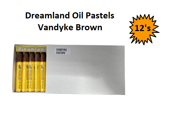 Dreamland Oil Pastels - Large 12's - Vandyke Brown
