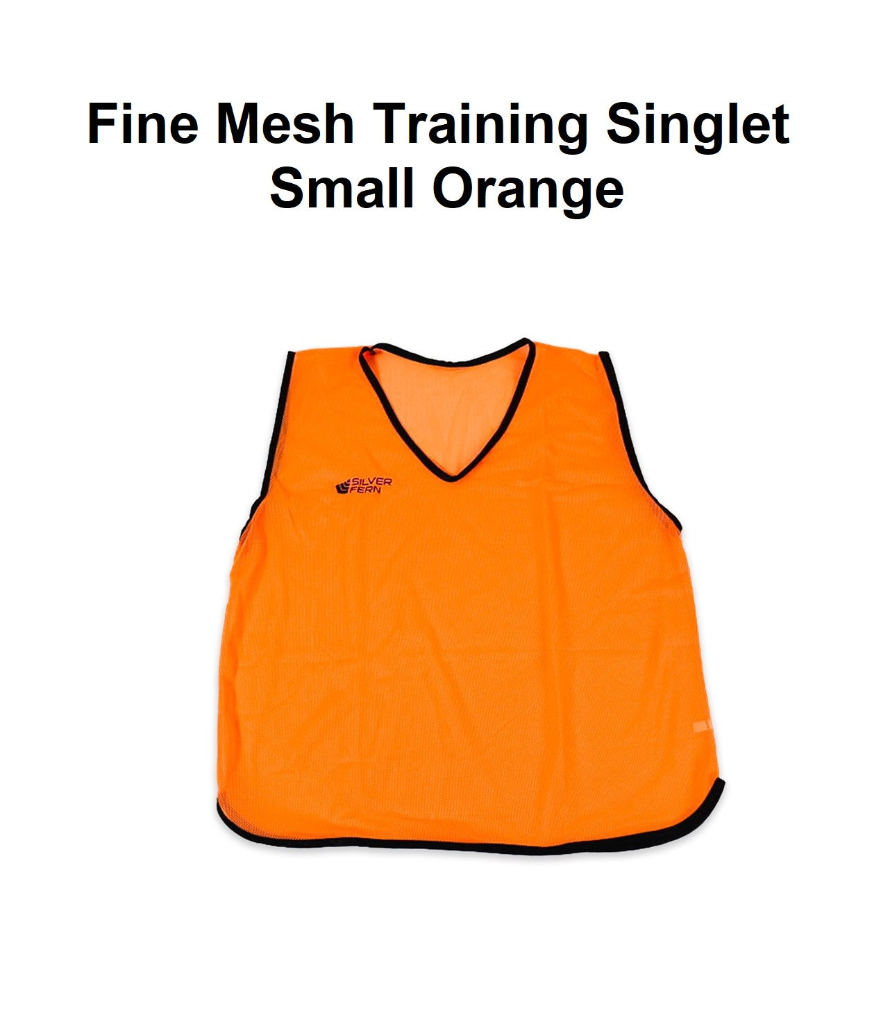 Fine Mesh Training Singlet - Small Orange