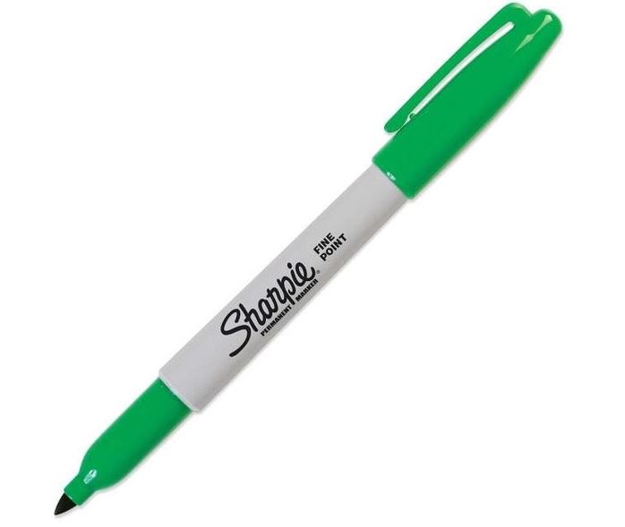 Green - Fine Tip Sharpie Marker