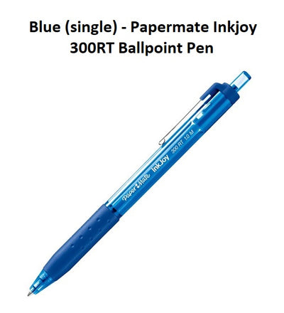 Blue (single) - Papermate Inkjoy 300RT Ballpoint Pen
