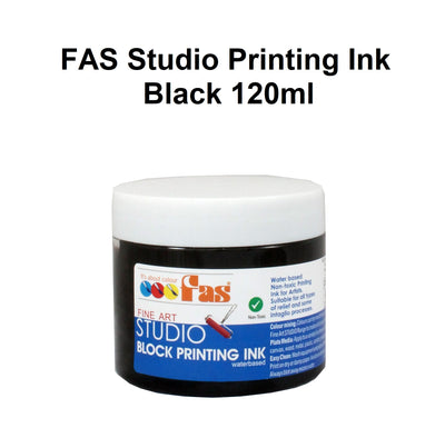 Black 120mL - FAS Studio Printing Ink (Waterbased)
