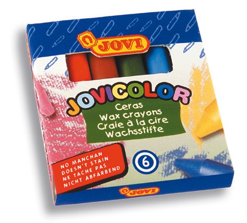 Jovi Wax Crayons - Pack of 6