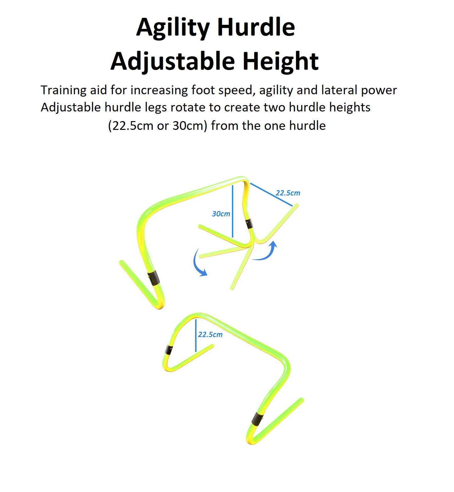Agility Training Hurdle - Adjustable
