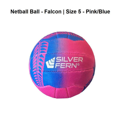 Netball Ball - Falcon | Size 5 - Pink/Blue