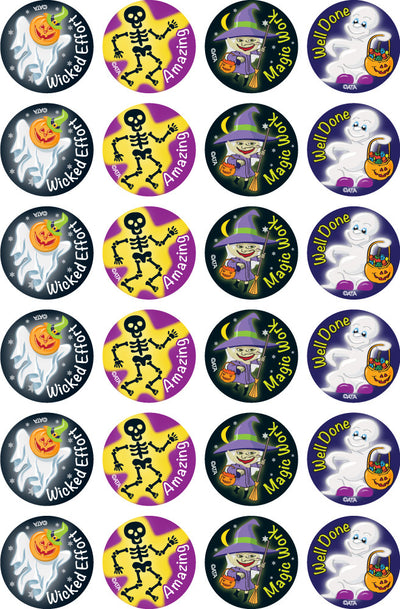 Ghosts at Halloween - Merit Stickers (Pack of 96)