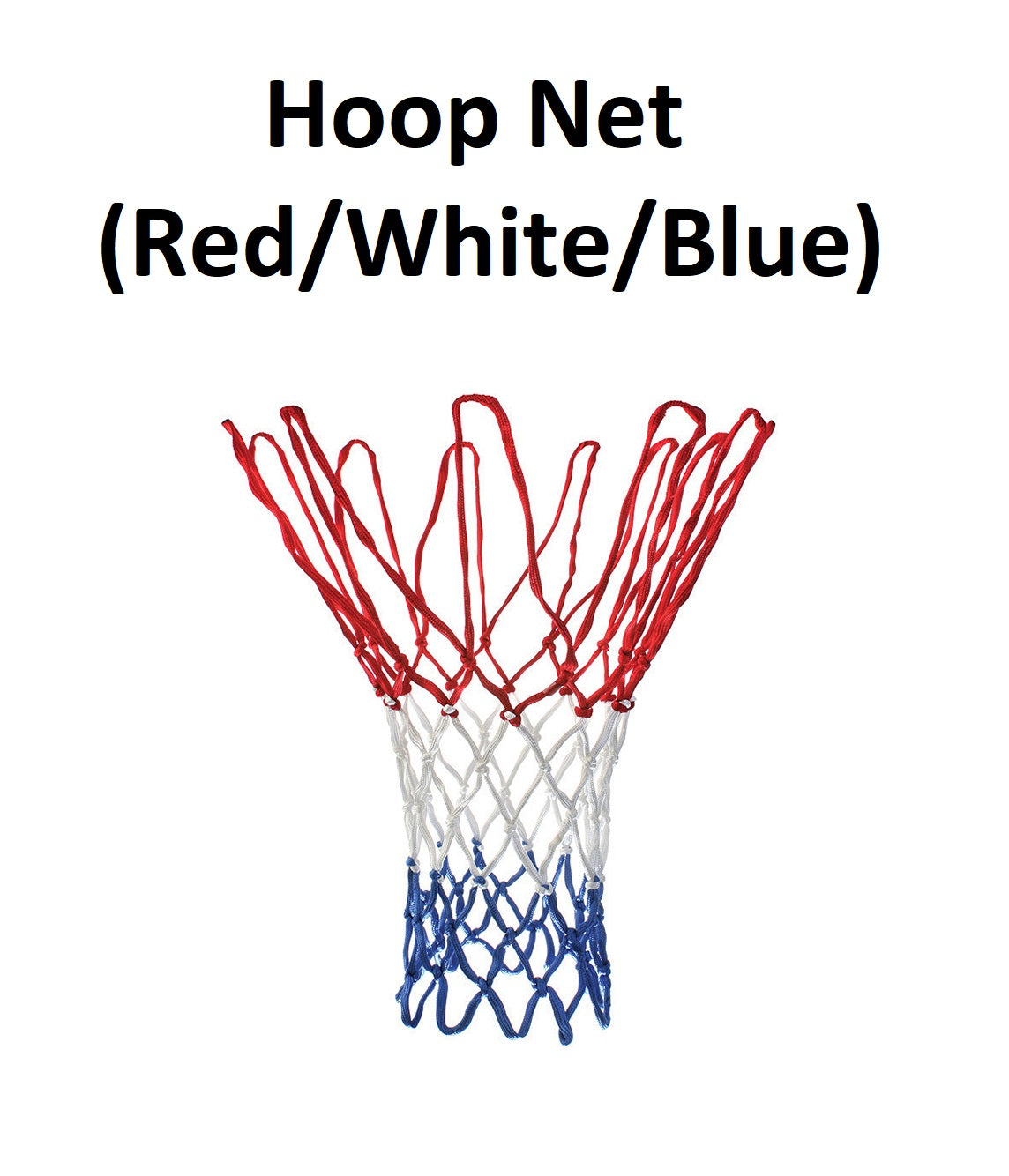 Basketball/Netball Net - Standard | Red/White/Blue