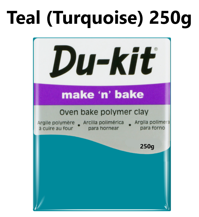 Teal (Turquoise) 250g - Du Kit Modelling Clay