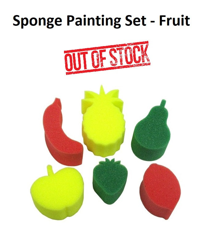 Sponge Shapes - Vegetable 6's