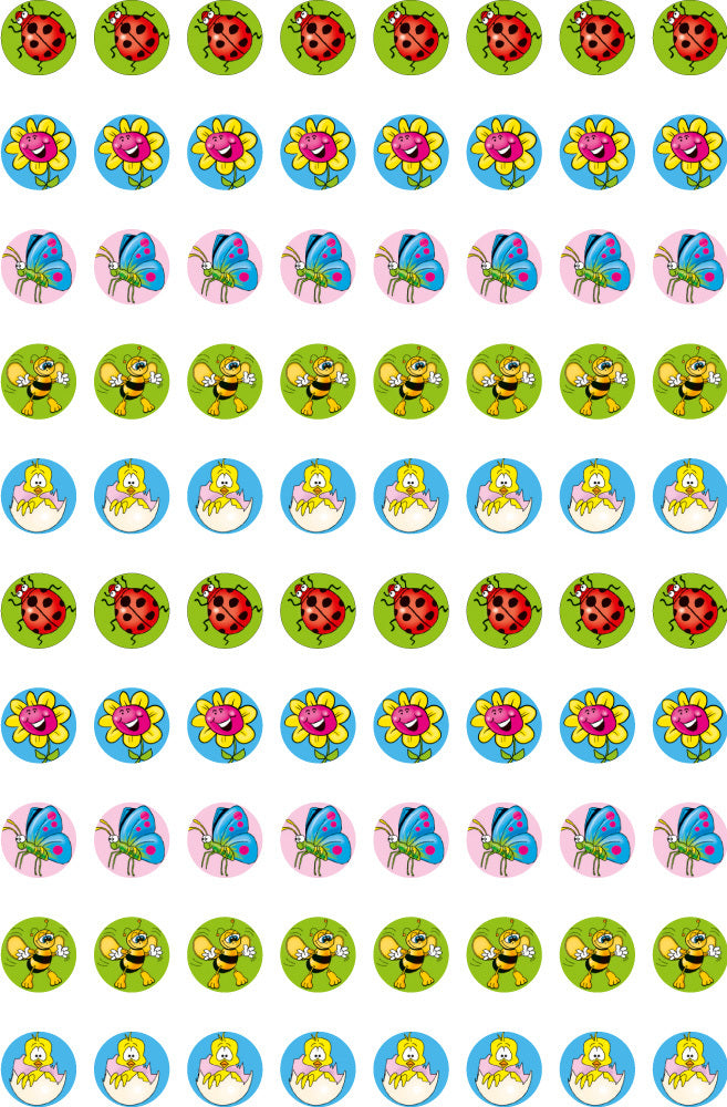 Spring - Dynamic Merit Stickers (Pack of 800)