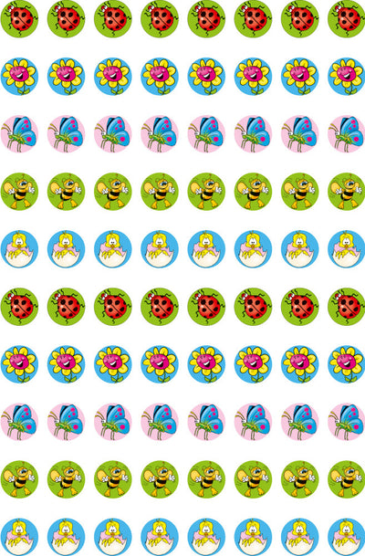 Spring - Dynamic Merit Stickers (Pack of 800)