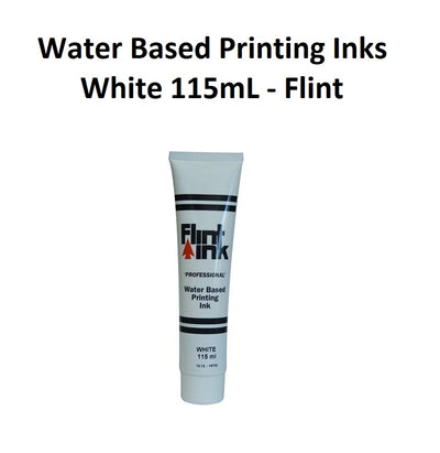 White 115mL - Flint Water Based Printing Inks