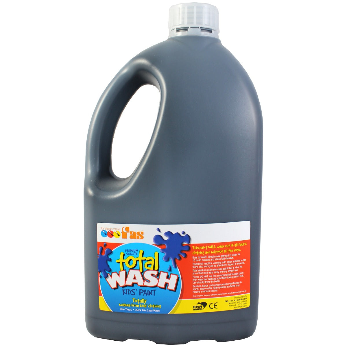 Black 2L - Total Wash Kids Paint