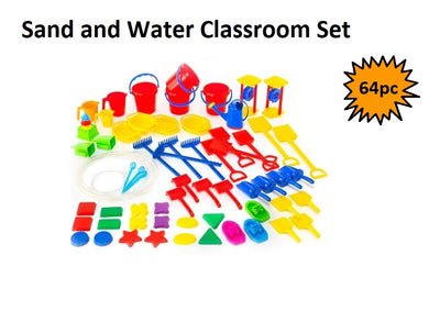 Sand and Water Classroom Set - 64 pieces