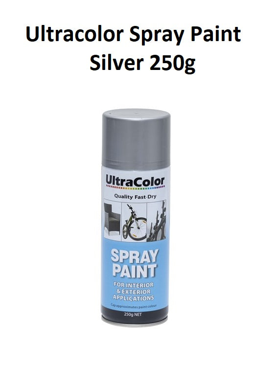 Silver - Ultracolor Spray Paint 250g