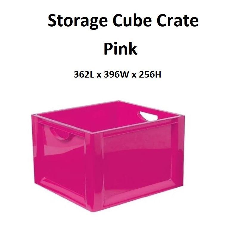 Pink - Storage Cube Crate