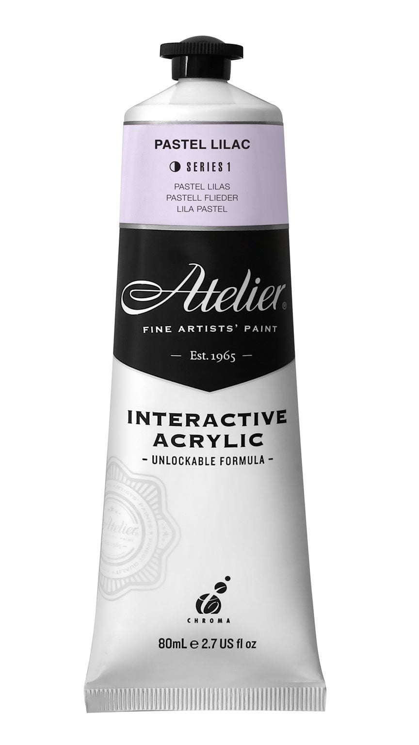 Pastel Lilac 80ml - Atelier Acrylic Paint S1