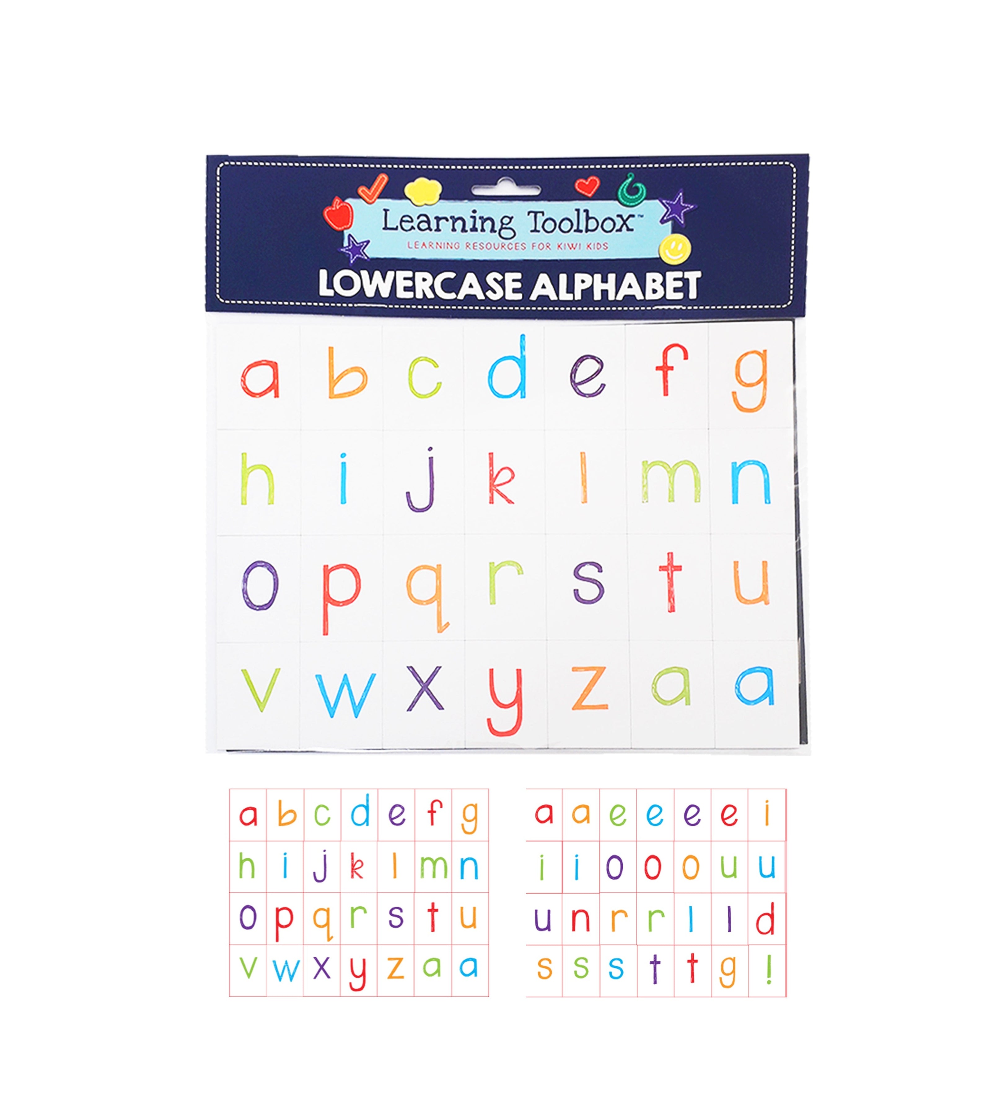 Magnetic Letters Lowercase - 5cm (56pc) – Educational Essentials Ltd