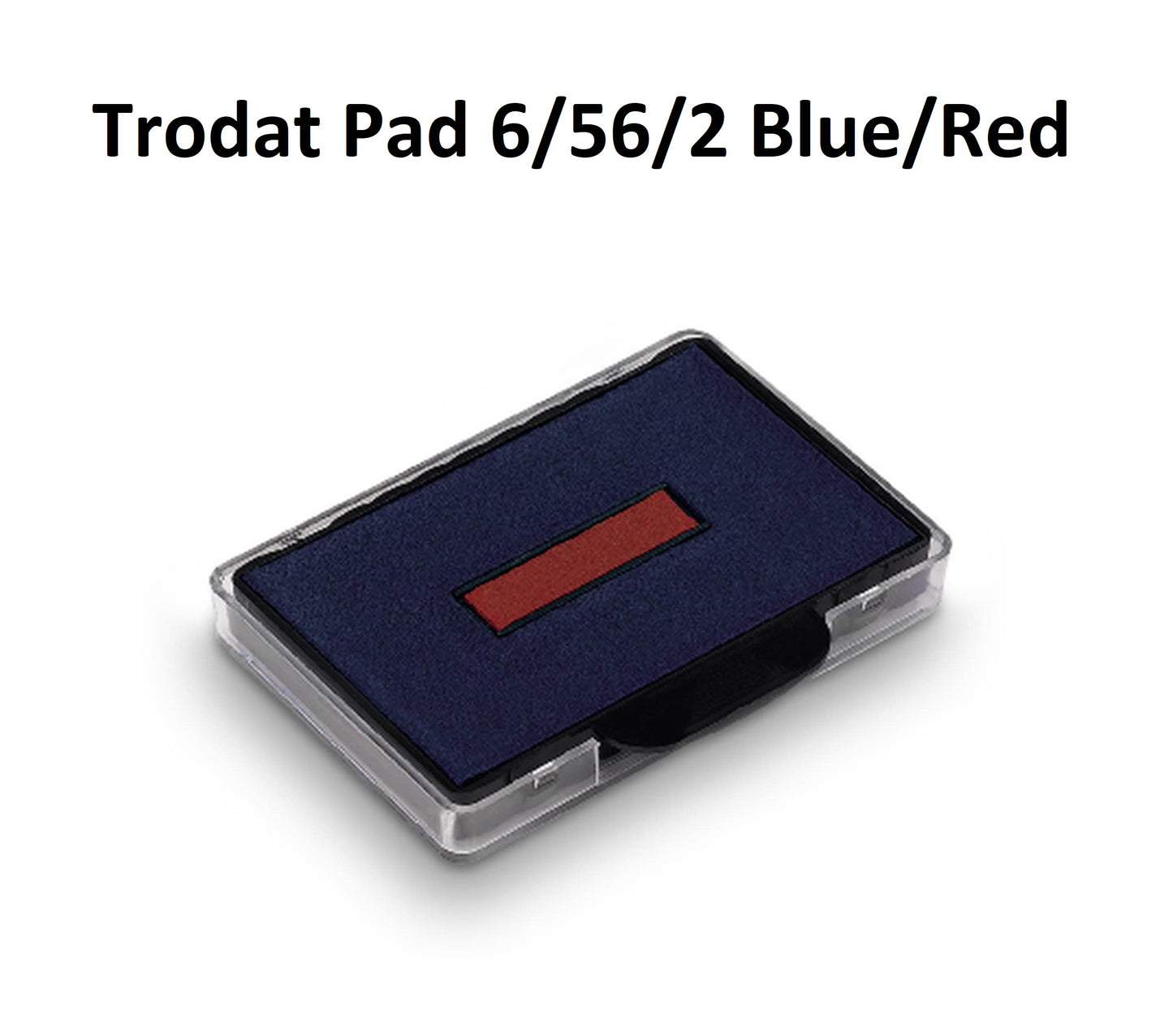 Blue/Red - Trodat 56 Ink Pad Refill (for 5460/5465 stamps)