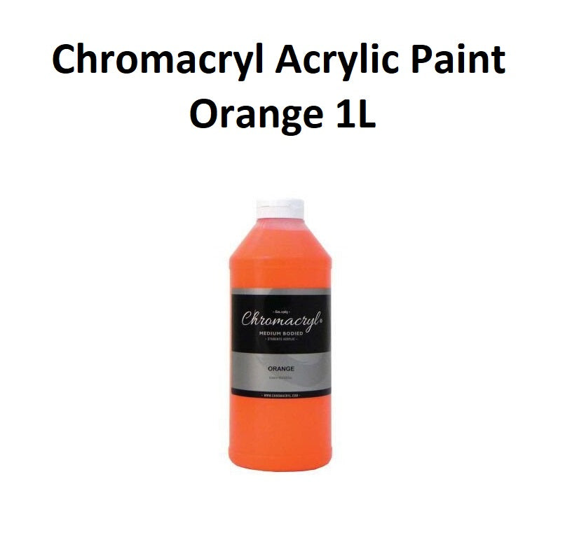 Orange 1L - Chromacryl Acrylic Paint