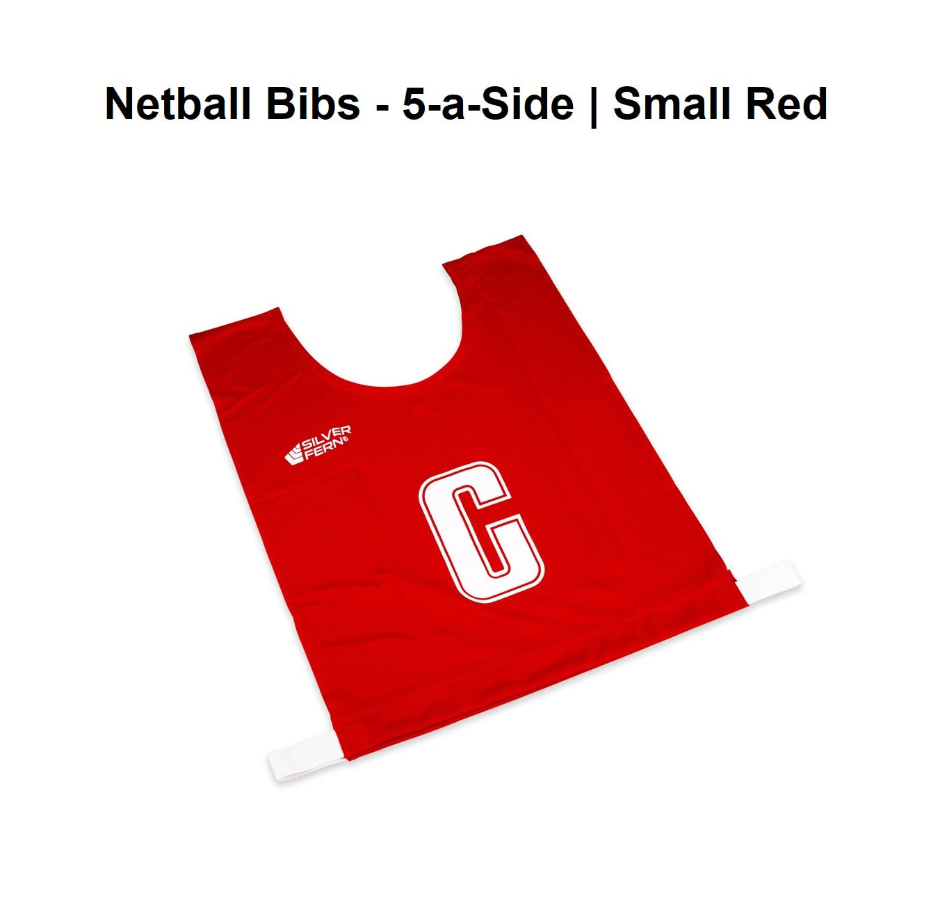 Netball Bibs - 5-a-Side | Small Red