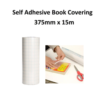 Self Adhesive Book Covering - 375mm x 15m