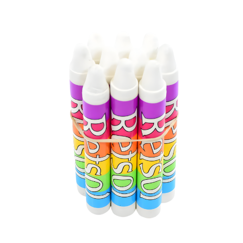 Retsol Soft Wax Crayon - White 10's