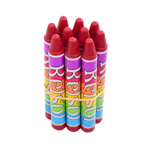 Retsol Soft Wax Crayon - Red 10's