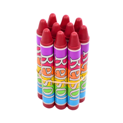 Retsol Soft Wax Crayon - Red 10's