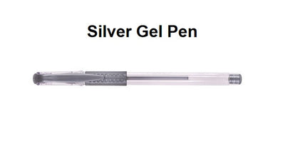 Gel Pen - Silver (single)