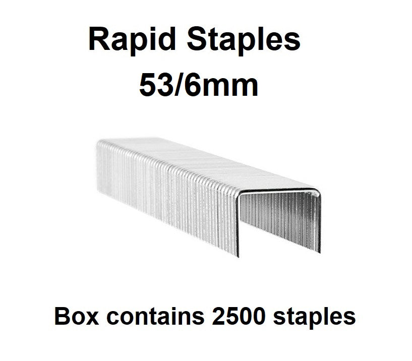 Staples - 53/6mm - Box of 2500