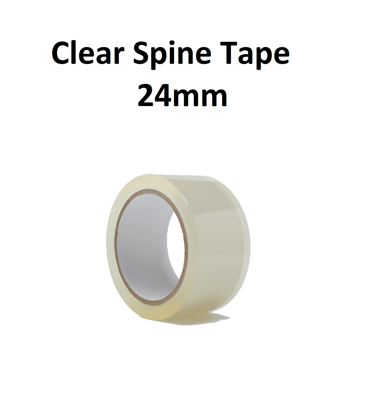 Clear Spine Tape - 24mm x 50m