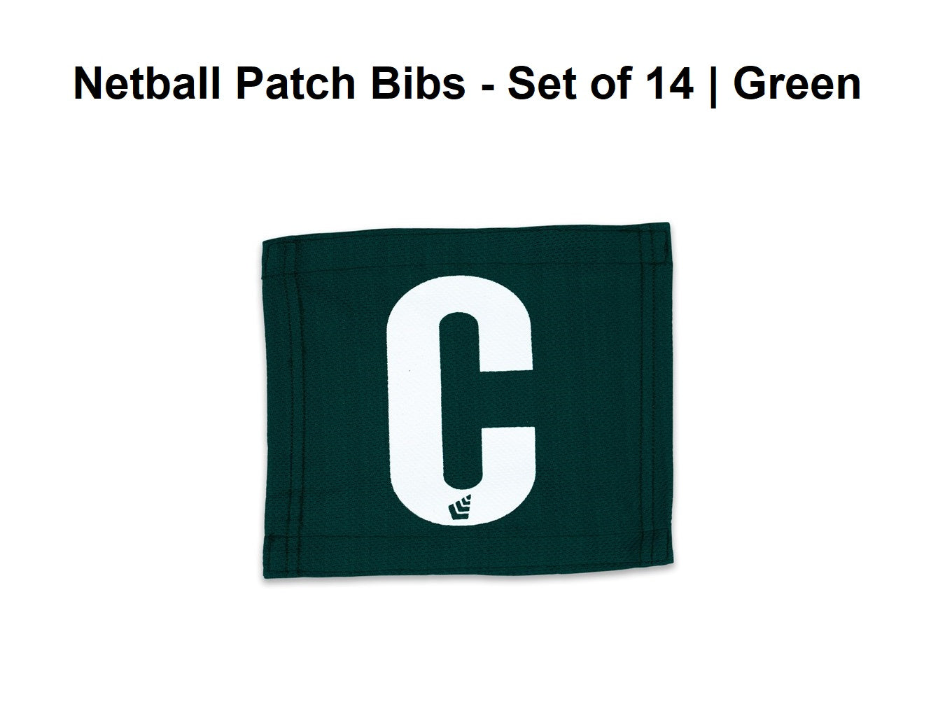 Netball Patch Bibs - Set of 14 | Green