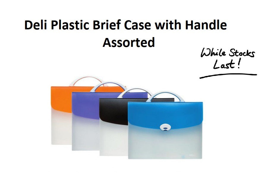 Deli Plastic Brief Case with Handle