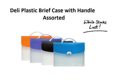 Deli Plastic Brief Case with Handle