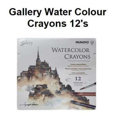 Mungyo Gallery Watercolour Crayons - 12's
