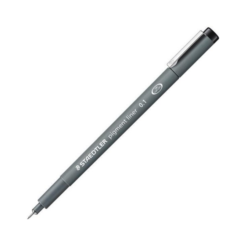 Black 0.1mm - Staedtler Pigment Liner Pen