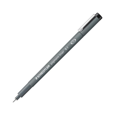 Black 0.1mm - Staedtler Pigment Liner Pen