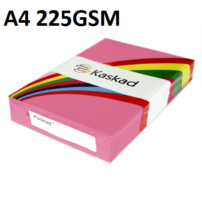 A4 Bullfinch Pink - Kaskad 225gsm 100 sheets