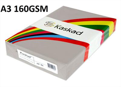 A3 Owl Grey - Kaskad 160gsm 250 Sheets