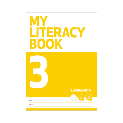 Warwick My Literacy Book 3 (7mm Ruled) - End of Line