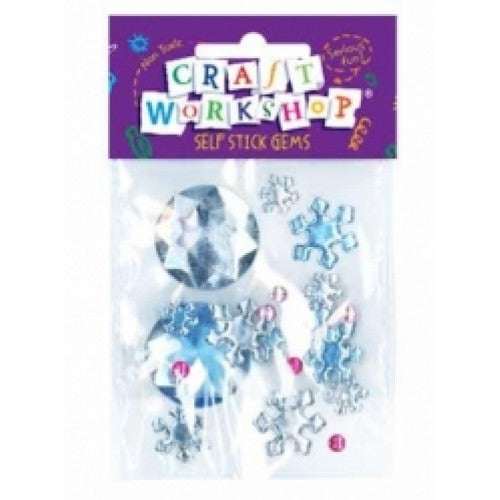 Craft Jewels - Self Stick Snowflake Gems