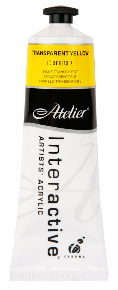 Transparent Yellow 80ml - Atelier Acrylic Paint S2